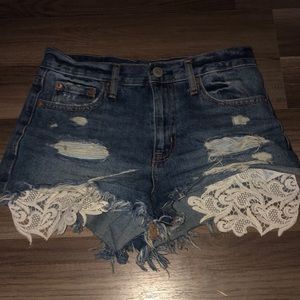 Cute shorts 😍lace detail😍